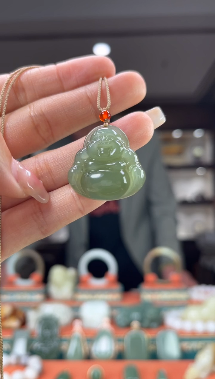 【闪购商品】和田玉颈饰未镶嵌佩佩28mm左右