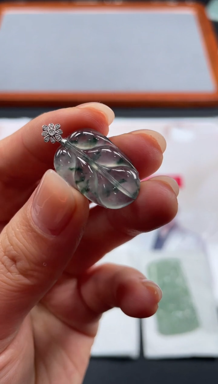 【闪购商品】定制翡翠18K金镶嵌02-21HDJT0142199