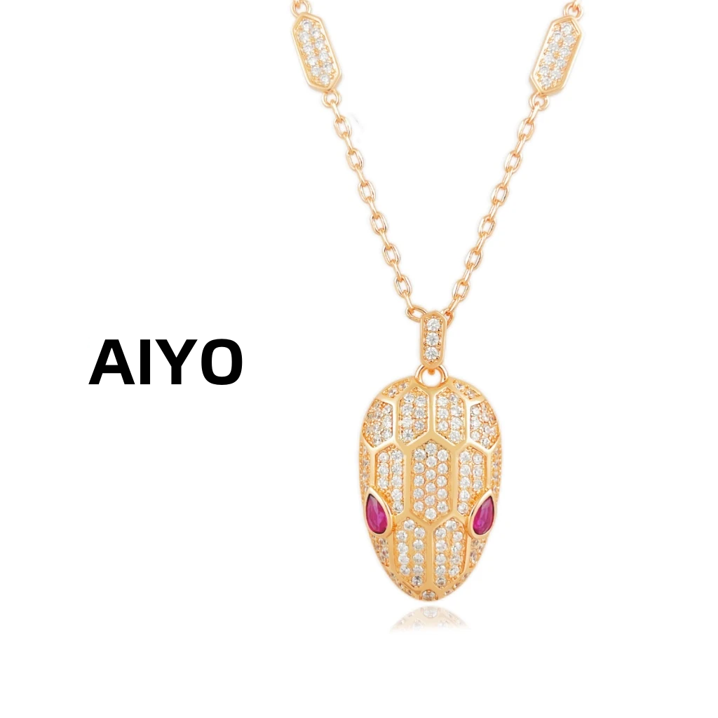 AIYO 红色灵蛇项链