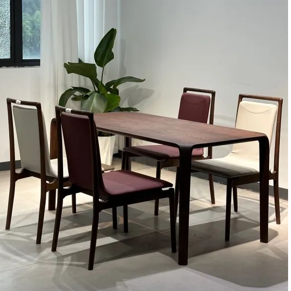 可定制黑胡桃极简桌定金1