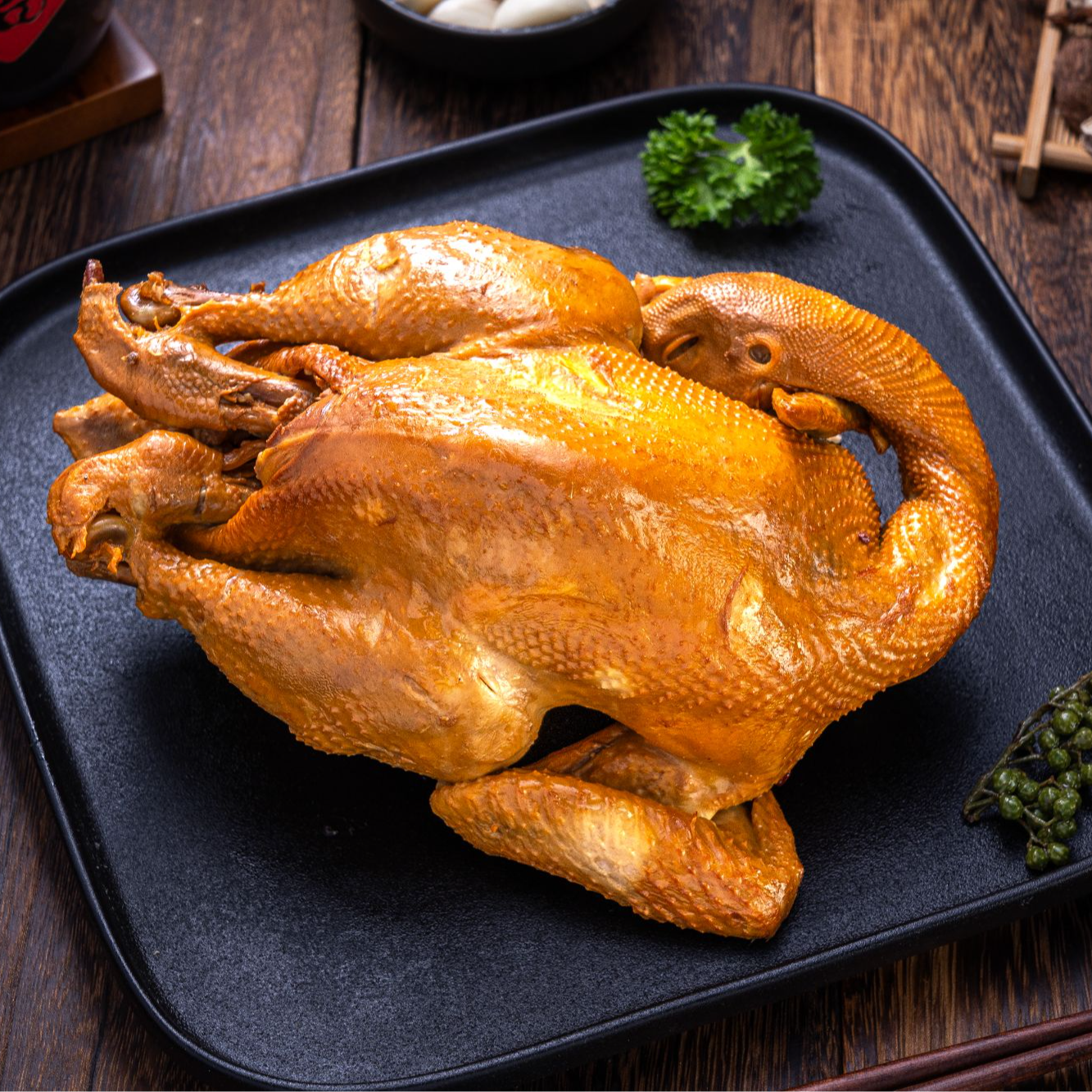 楊老二【特色熏鸡三黄鸡】清真传承四十年三黄鸡 700g/只熟食