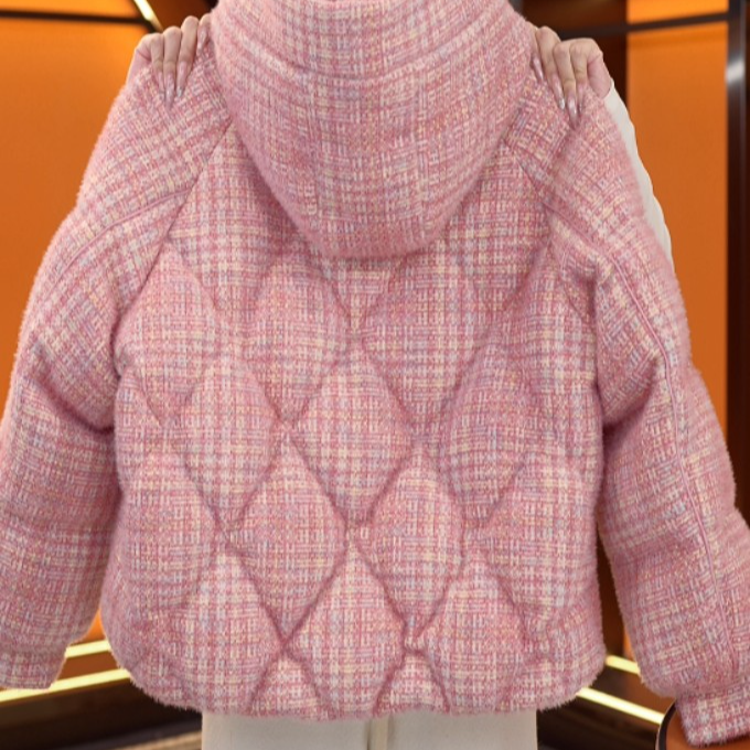 【进口品质】Livess 2025年新款保暖气质鸭绒羽绒服外套d544彤彤