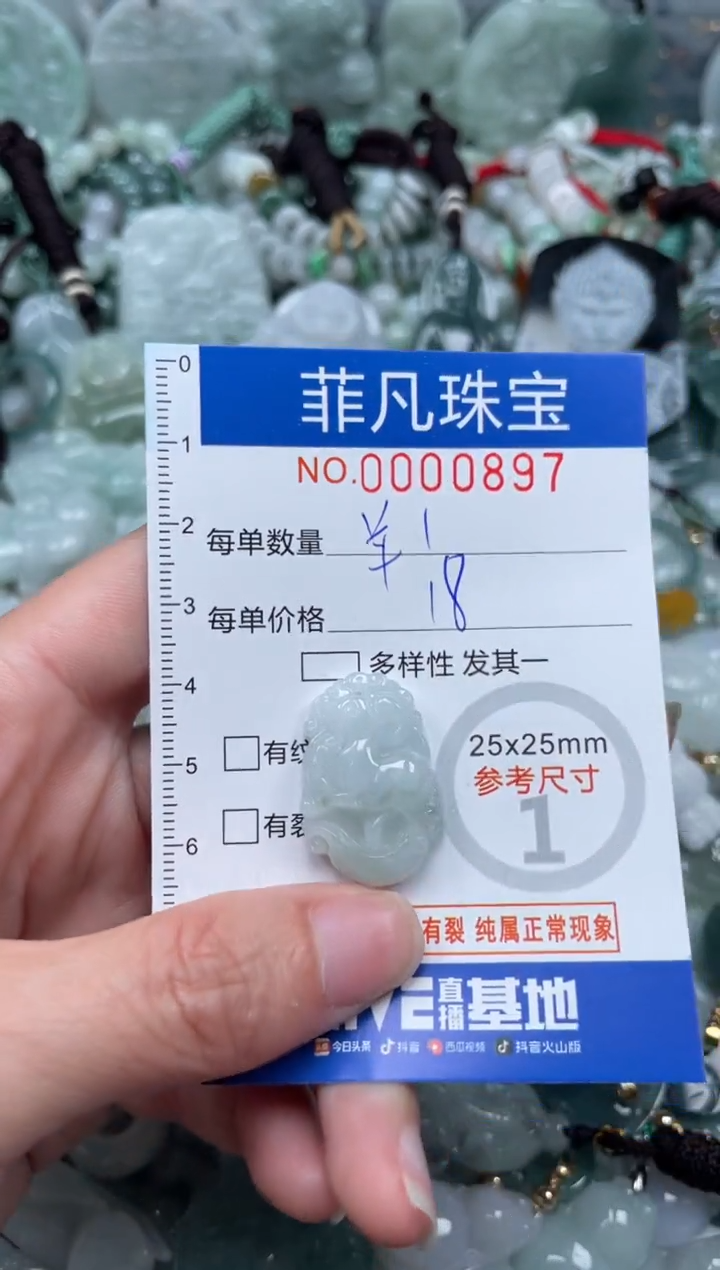 【闪购商品】翡翠颈饰未镶嵌00..0897