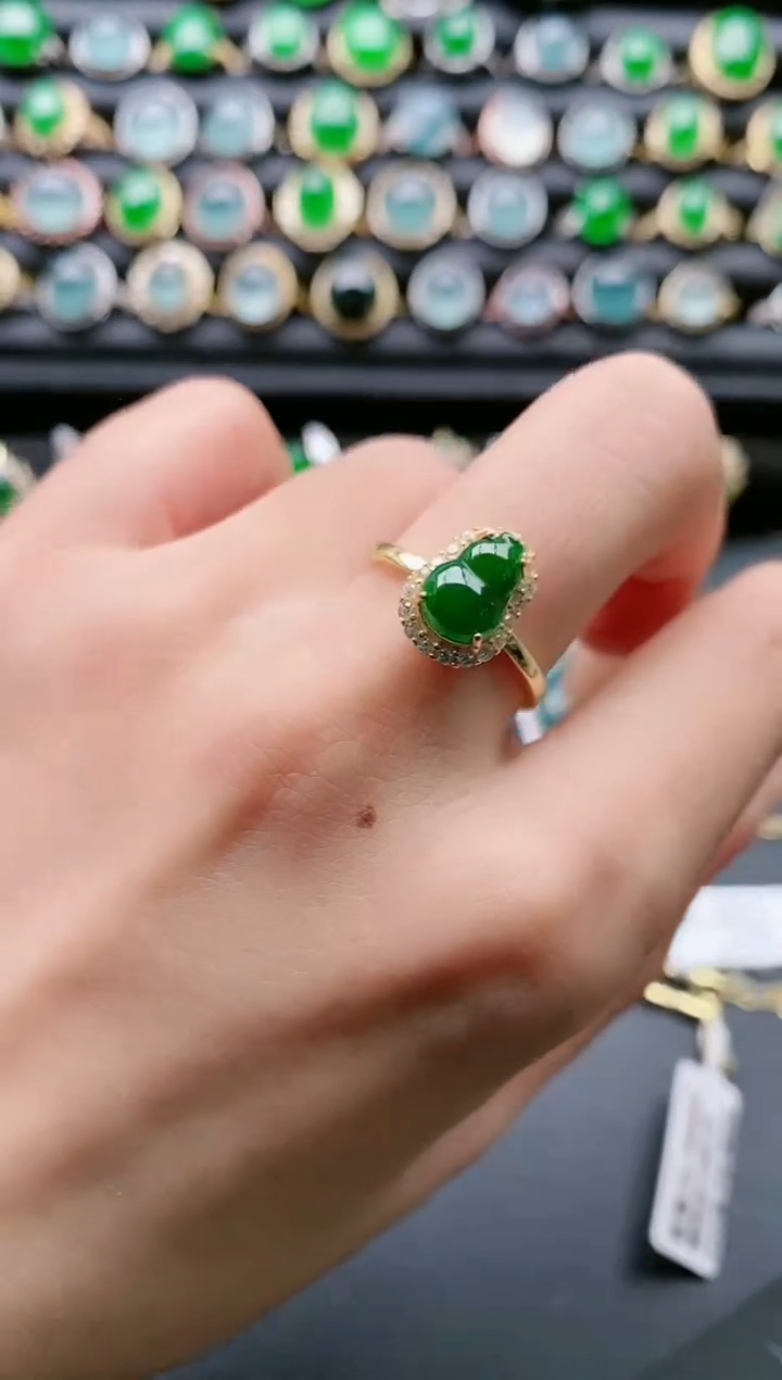 【闪购商品】翡翠戒指银S925镶嵌11111111