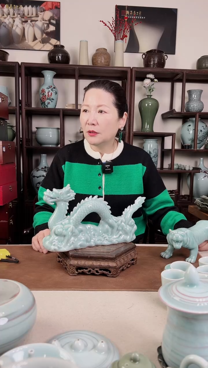 【闪购商品】杯青瓷 十二生肖 龙（带礼盒）