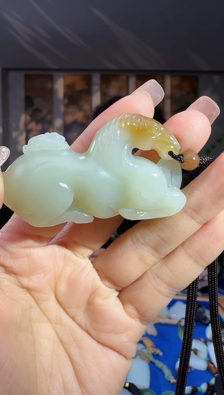 未镶嵌和田玉挂件拍一发一