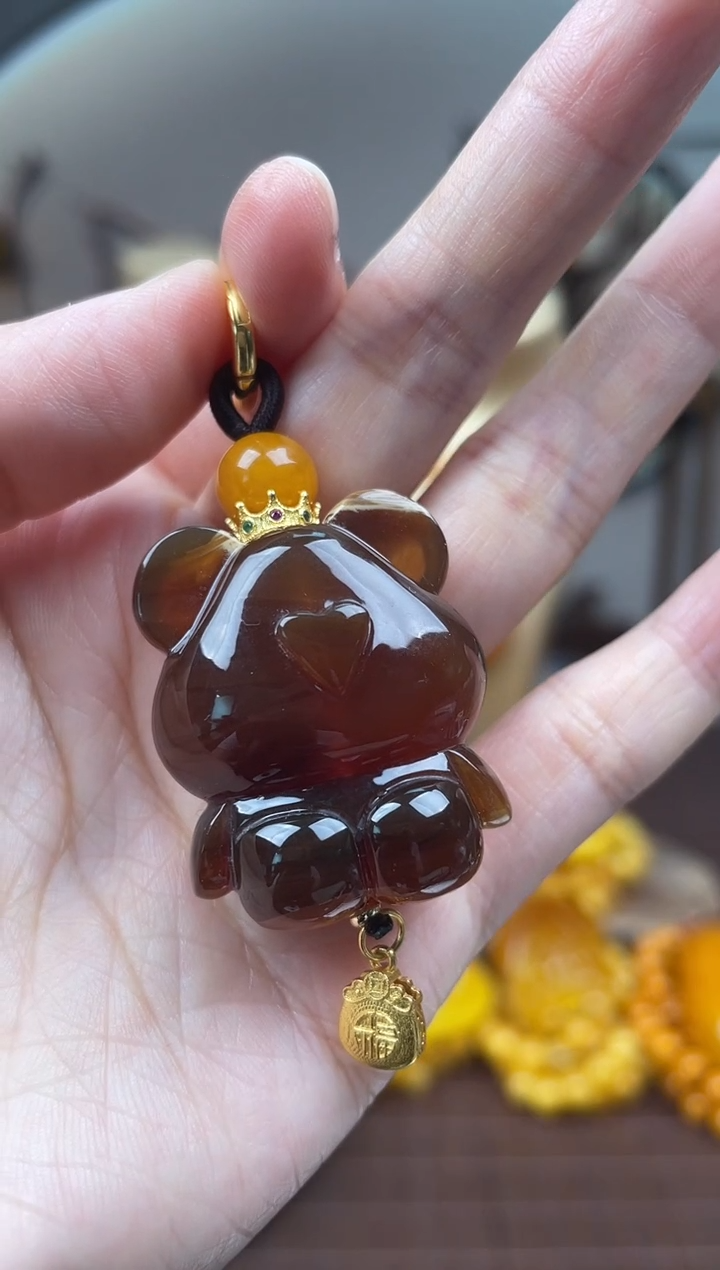 未镶嵌琥珀裸石首饰 假1赔4（多样性发货1件