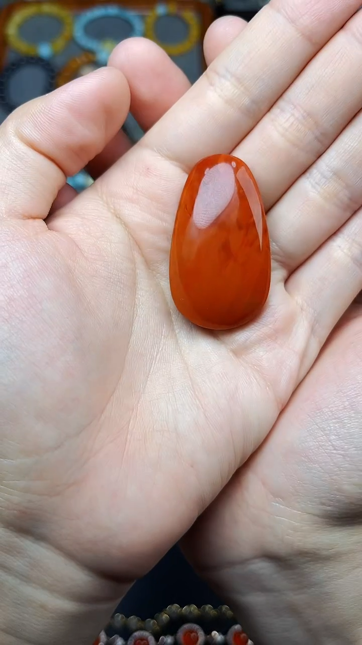 颈饰未镶嵌南红玛瑙吊坠 06