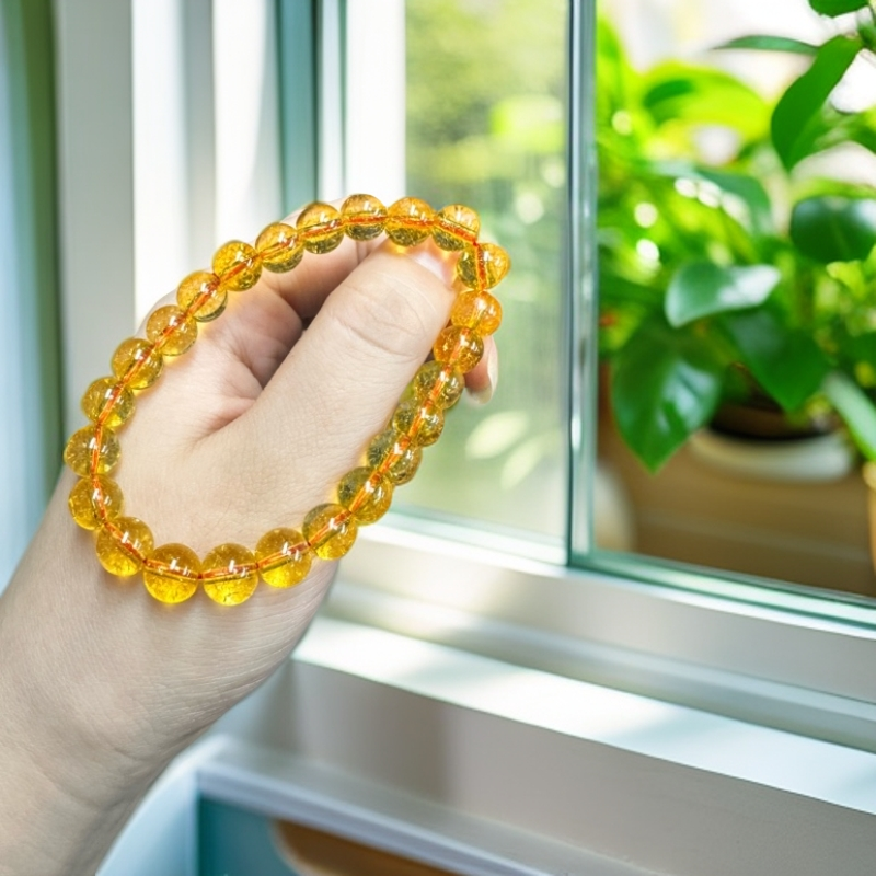 暴力黄卡8毫米手串