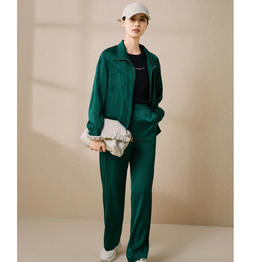 【晨粉专享价】NAERSI/娜尔思商场同款翻领花卉印花外套女早秋