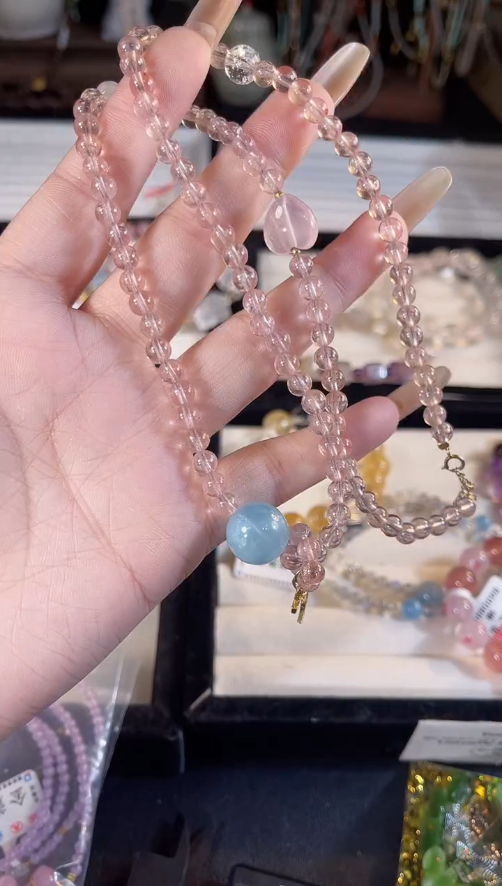 【闪购商品】水晶项链银S925镶嵌多样性发货其一