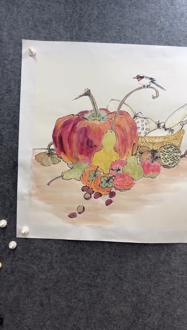 【闪购商品】国画盛祥昆精品手绘花鸟