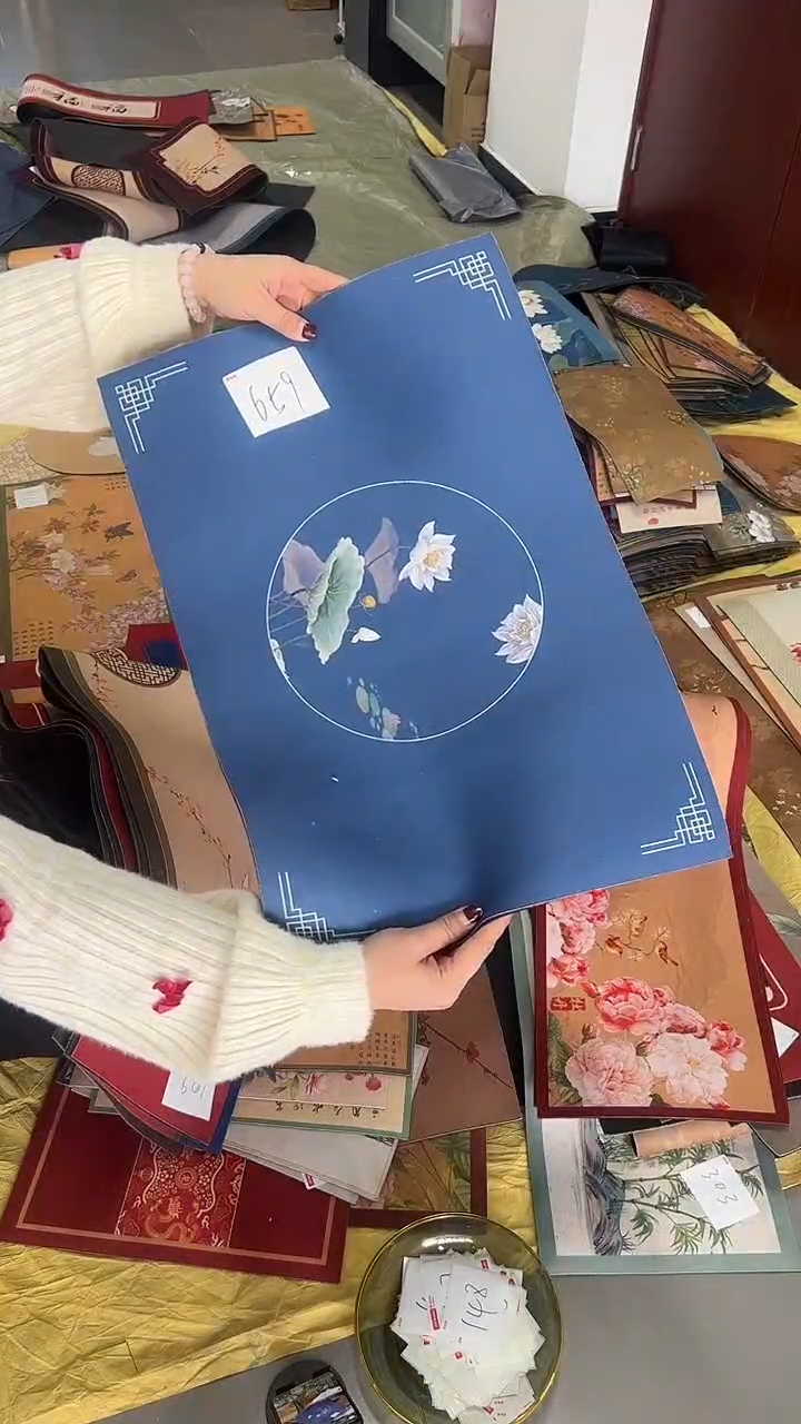 混纺微瑕吸水茶席-40X60-659号