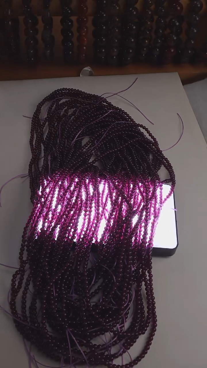 未镶嵌紫牙乌多圈石榴石多样性发其一