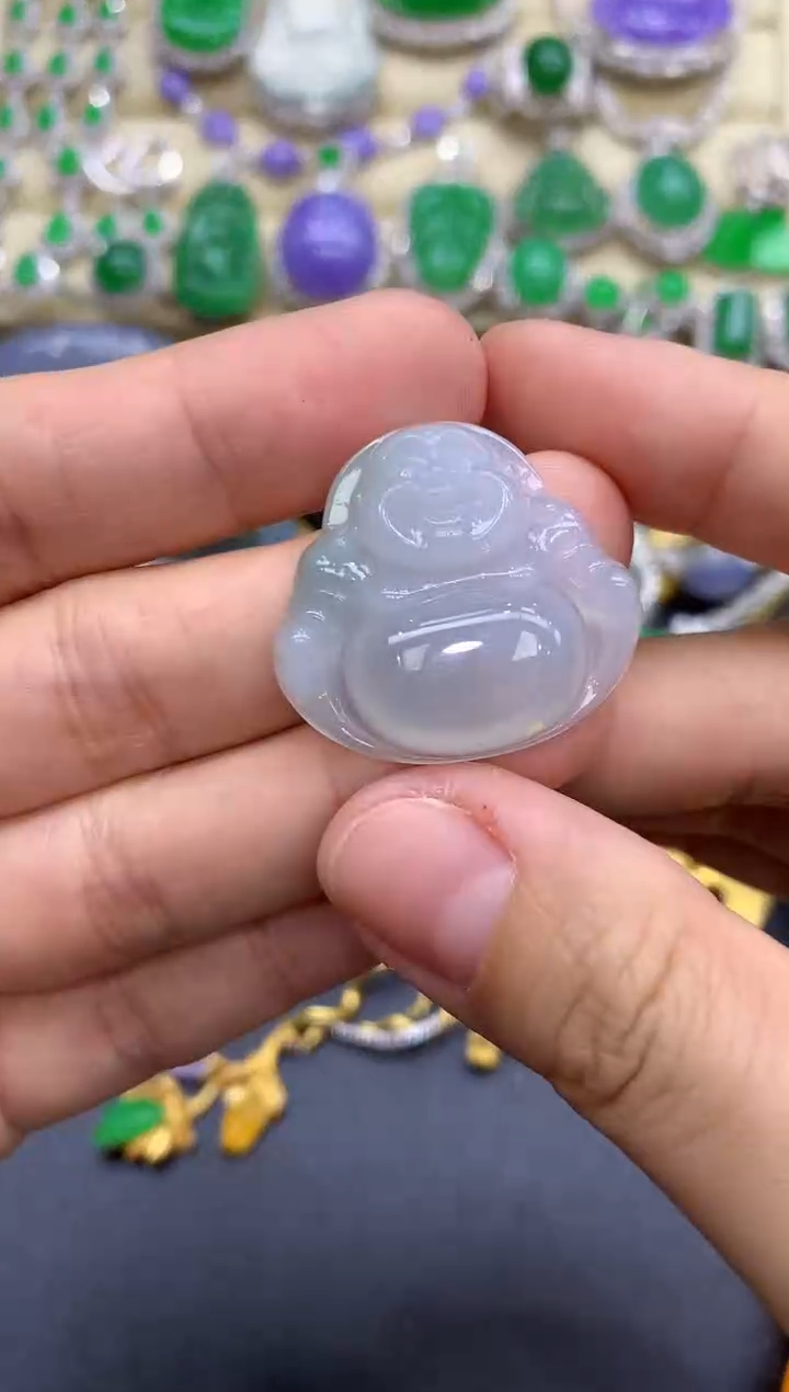 颈饰未镶嵌翡翠396-中国好珍宝