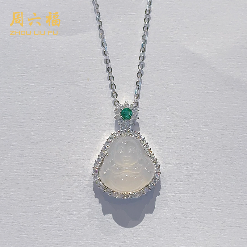 ZHOU LIU FU/周六福如意佛公项链N2Q0237R