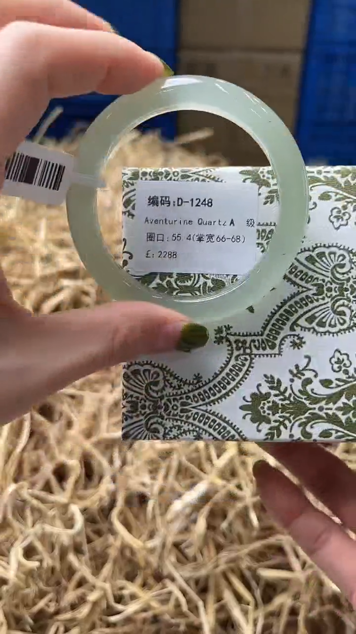 未镶嵌手镯石英质玉D-1248