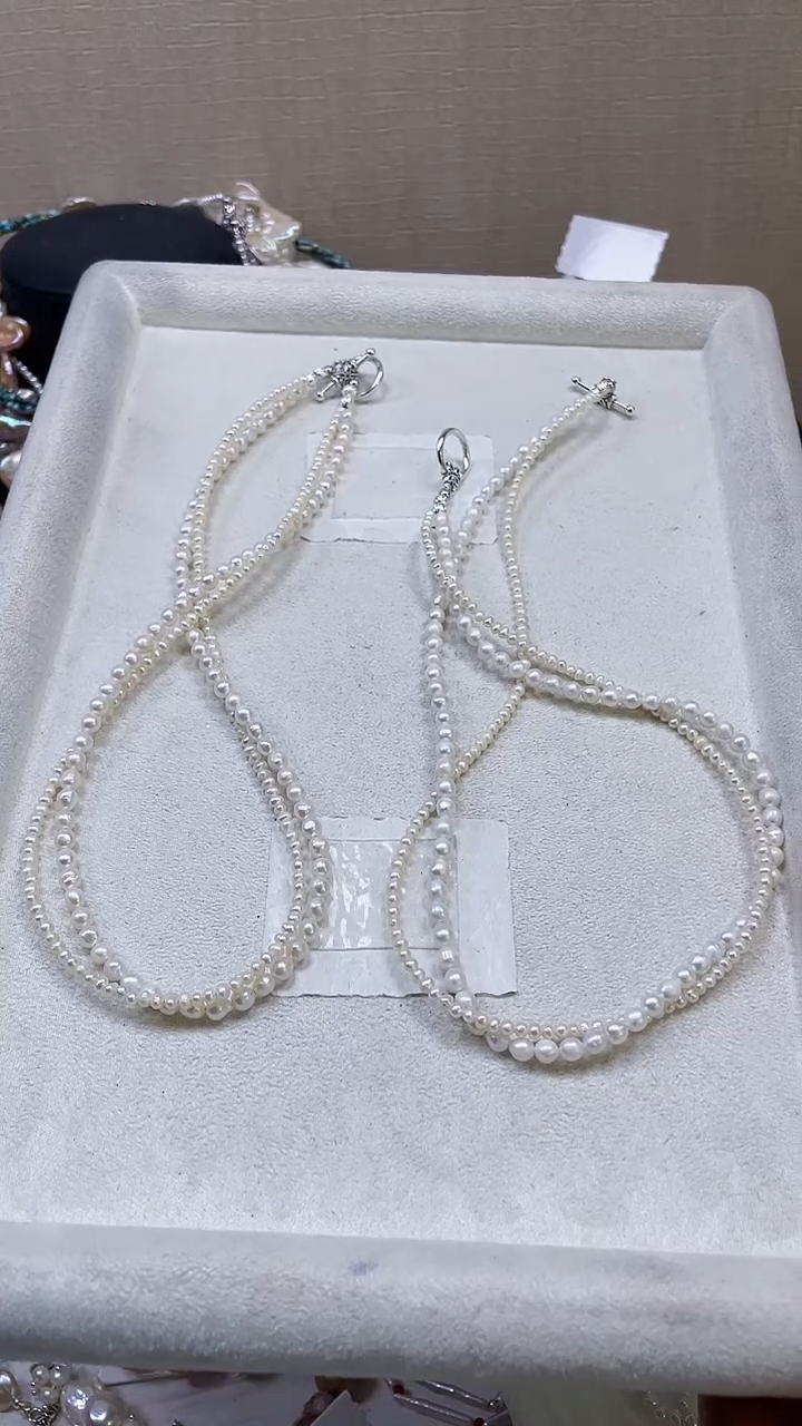 未镶嵌项链淡水珍珠【纯恬饰品】（多样性发货发一）