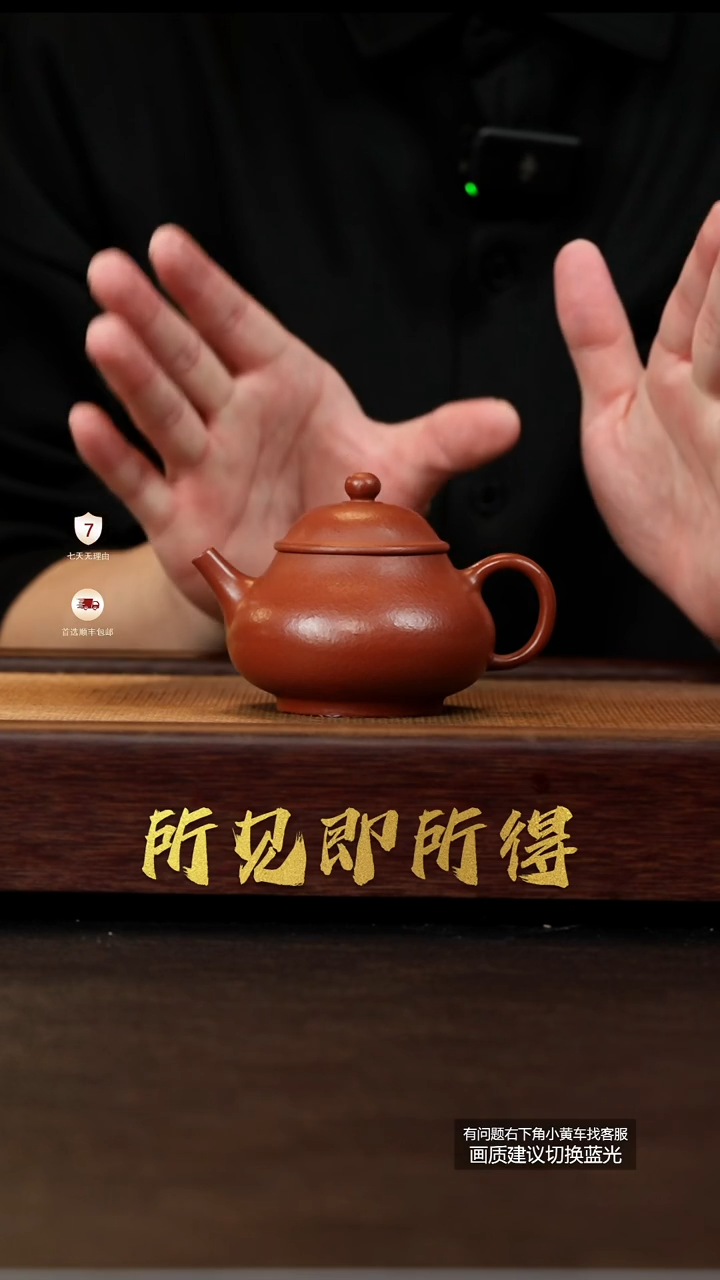 茶壶紫砂原矿小煤窑朱泥潘壶