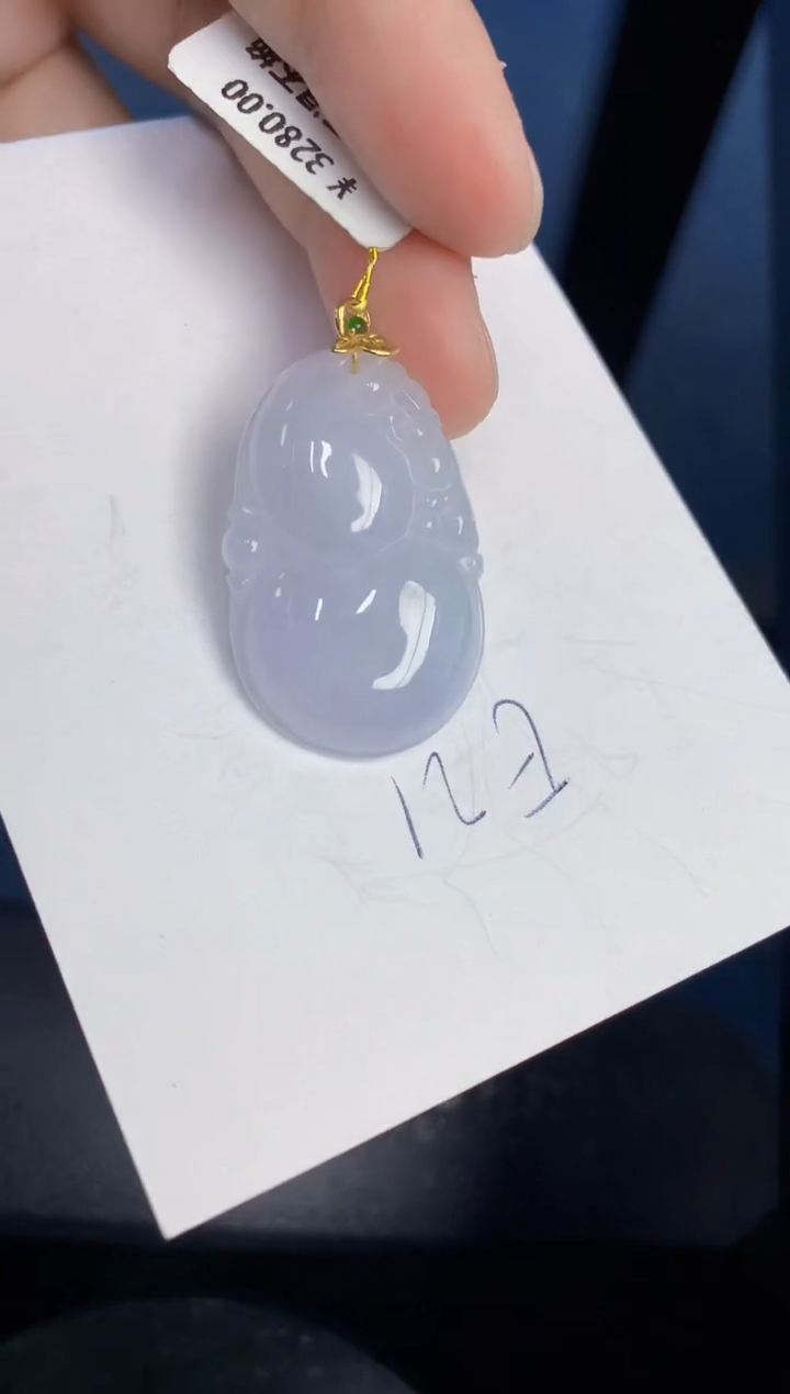 【闪购商品】翡翠颈饰18K金镶嵌000000000