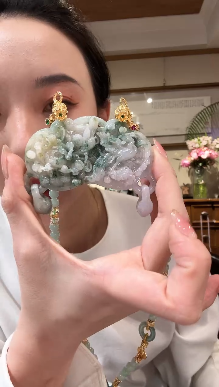 【闪购商品】翡翠颈饰未镶嵌国风