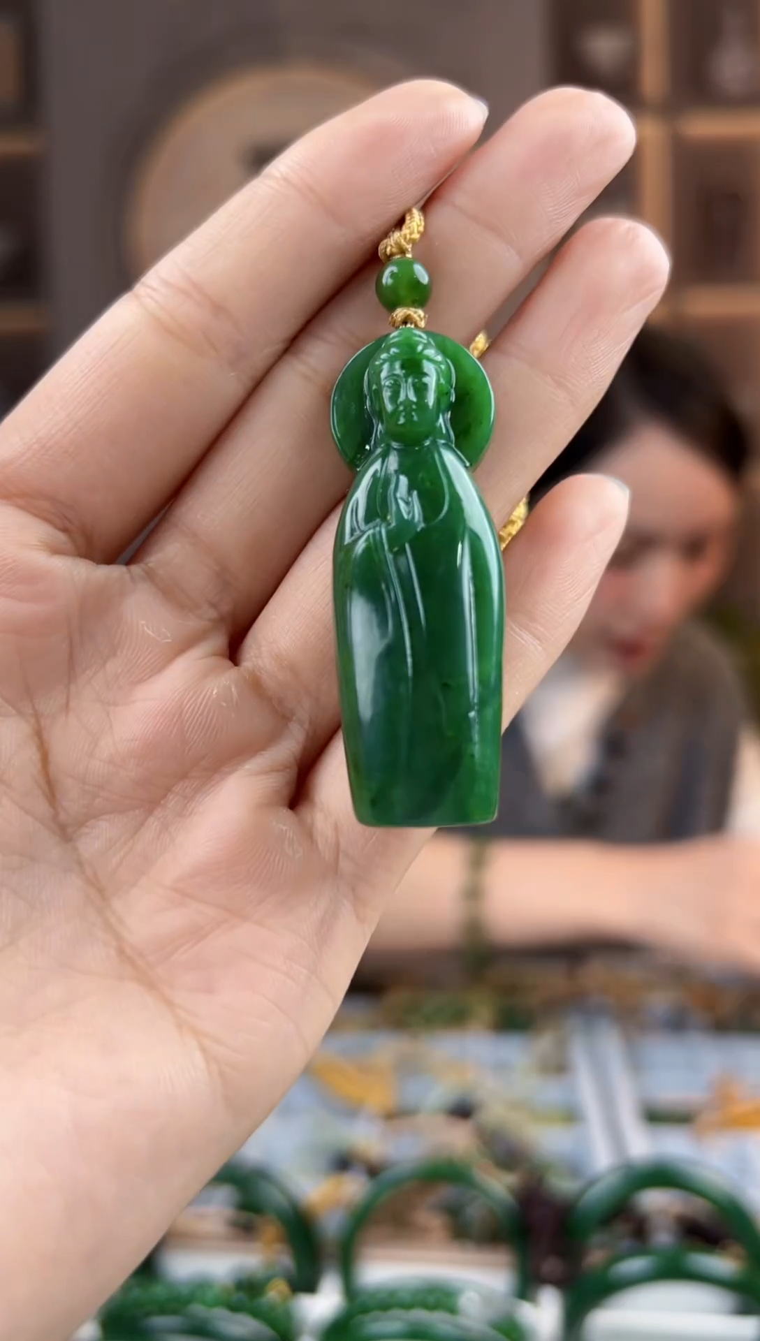 颈饰未镶嵌和田玉拍一发一，拍一发一