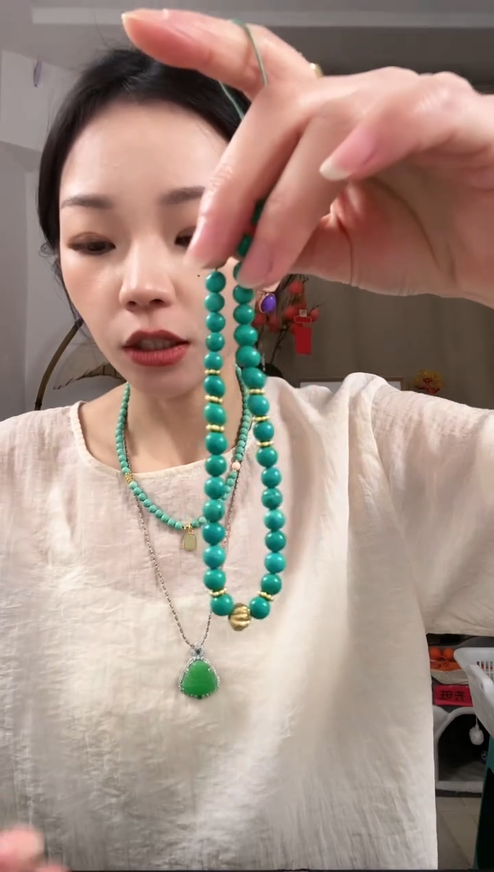 【闪购商品】琥珀颈饰未镶嵌E605EEEEE