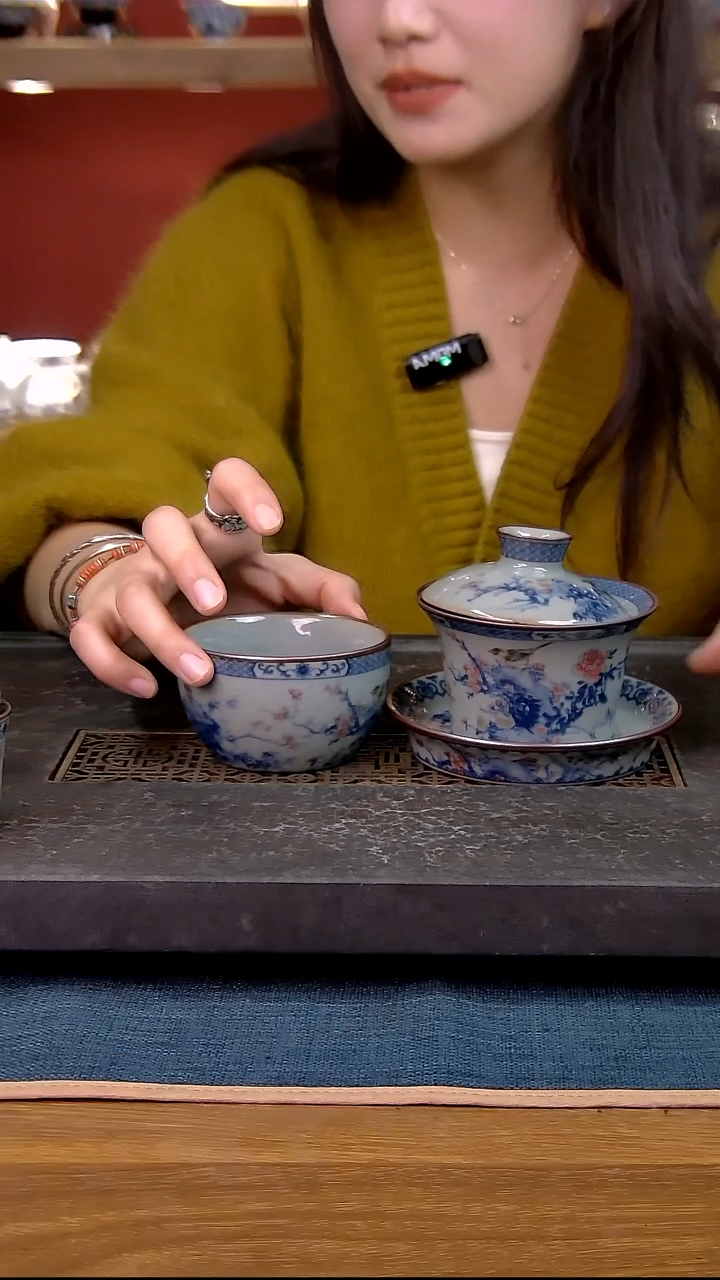 简装家用款2件套 老陶泥开片纹陶瓷茶具