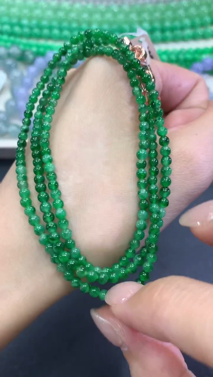 【闪购商品】翡翠颈饰未镶嵌w124
