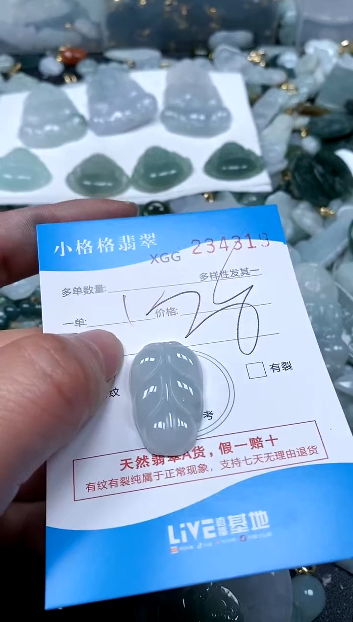 【闪购商品】翡翠颈饰未镶嵌闪购商品0234319