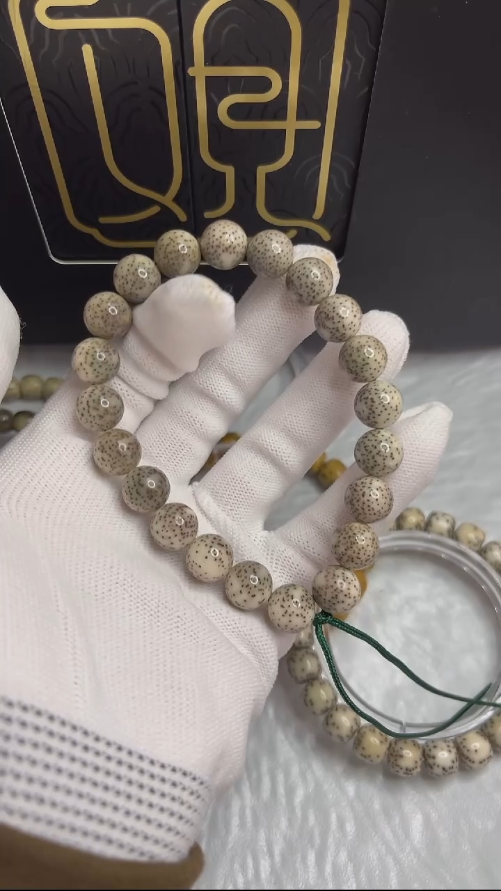 【闪购商品】星月菩提手串观系列.石玉料糯冰圆珠11