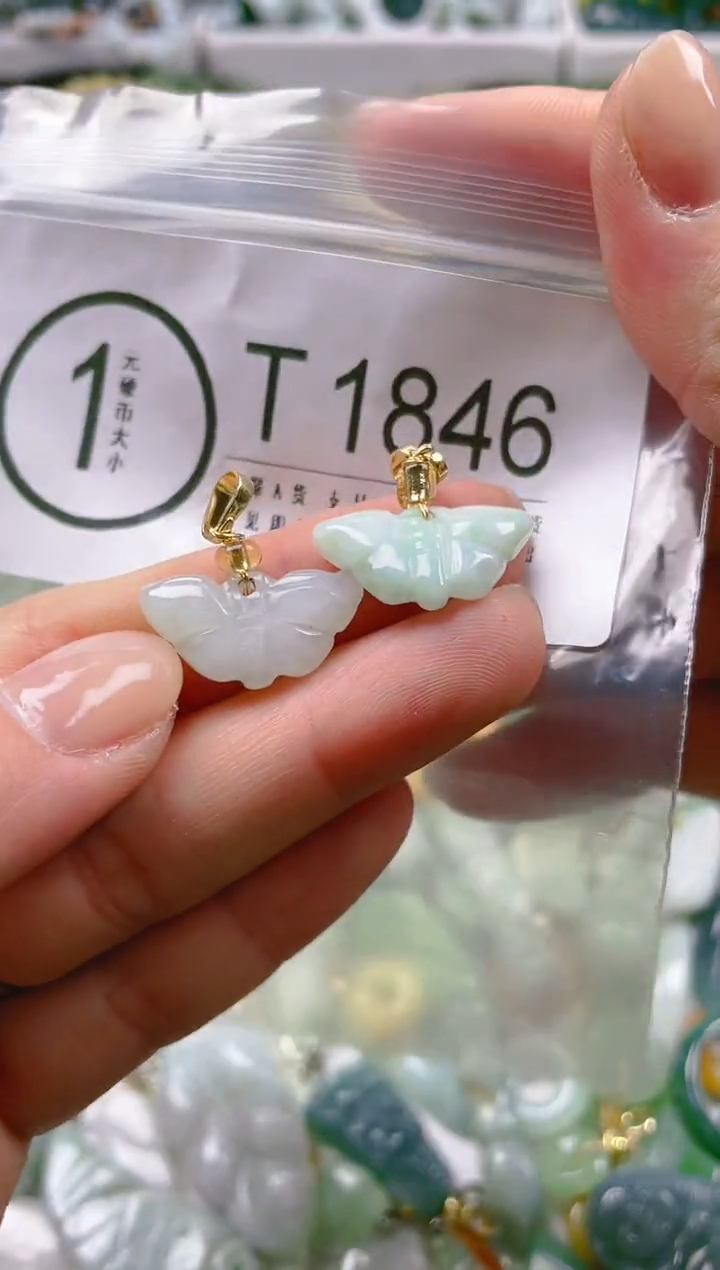 【闪购商品】翡翠颈饰未镶嵌/T/翡翠A货一图一物