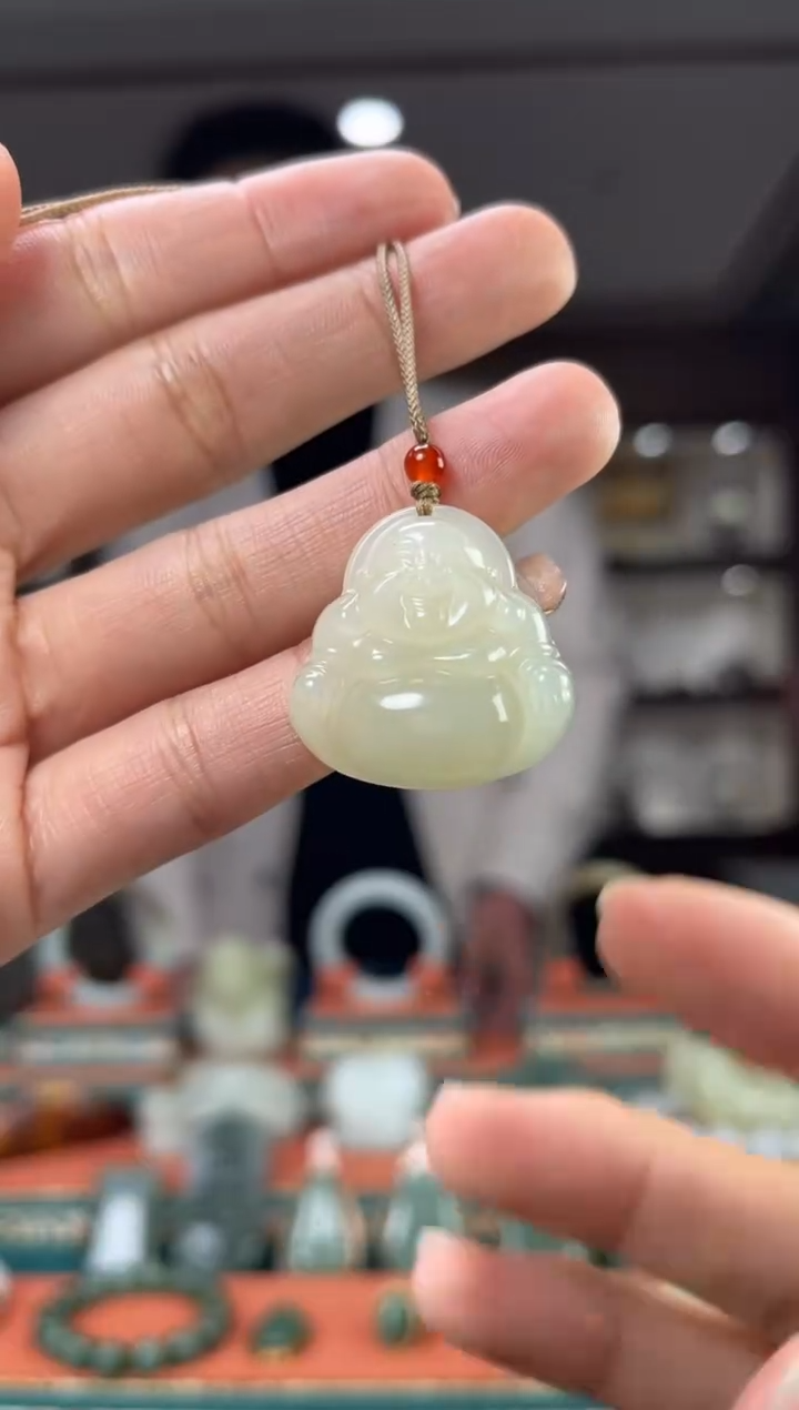 【闪购商品】和田玉颈饰未镶嵌佩佩28mm左右