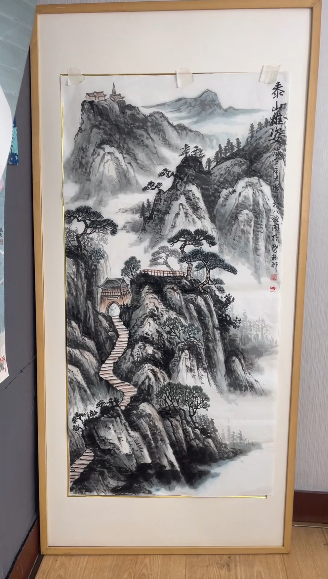 国画国画山水花鸟作品