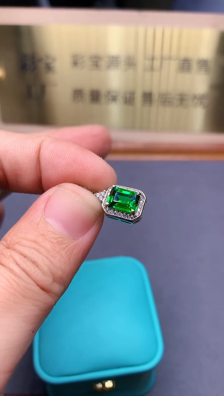 【闪购商品】透辉石吊坠银S925镶嵌........