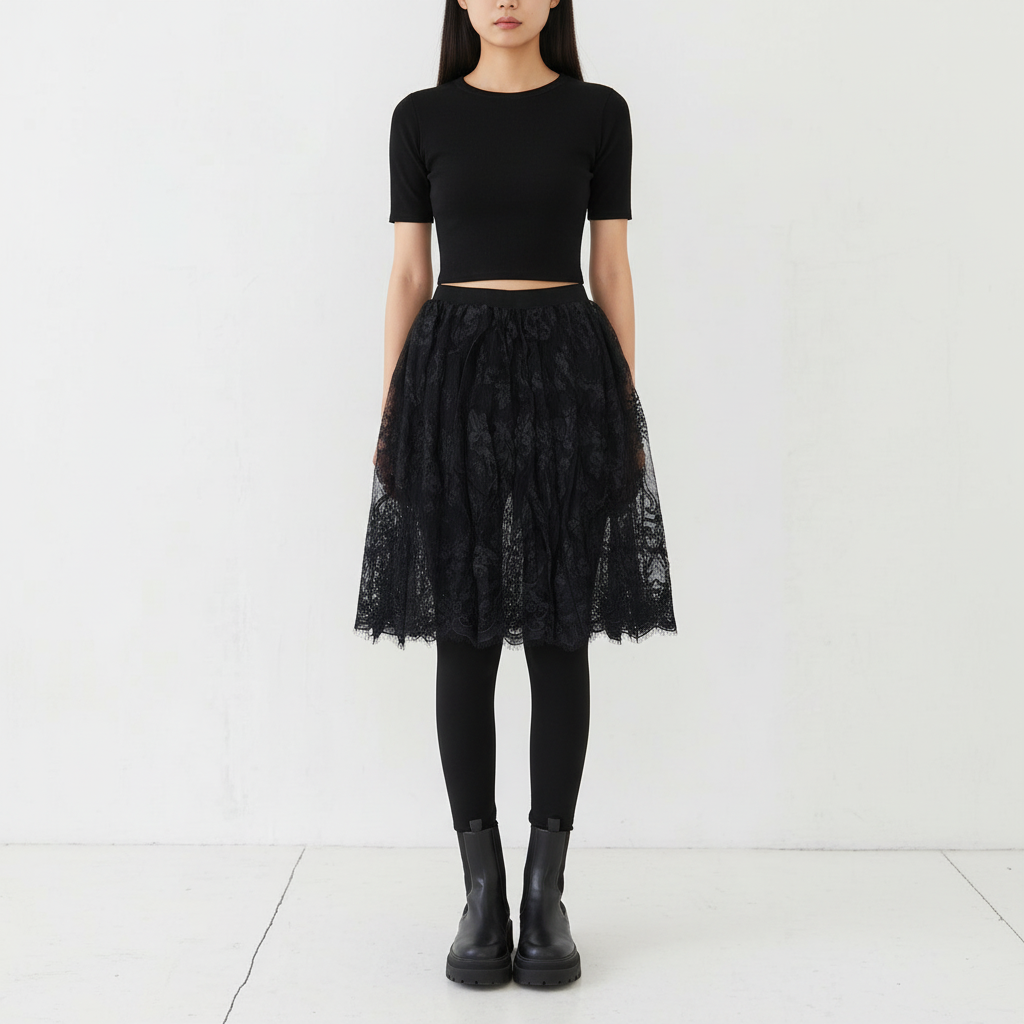 【暖绒】90绒羽绒裤带纱裙女款假两件弹力防寒耐磨保暖修身显瘦84