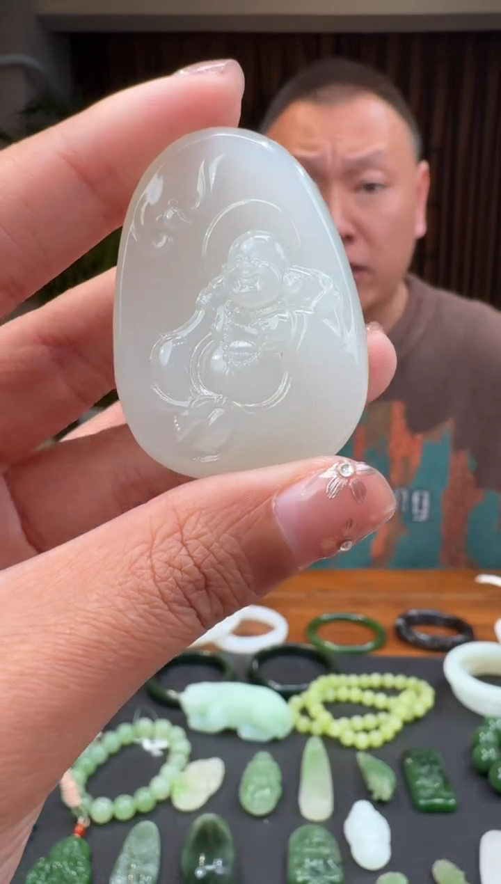 【闪购商品】和田玉111未镶嵌2.9洪飞多样性发货