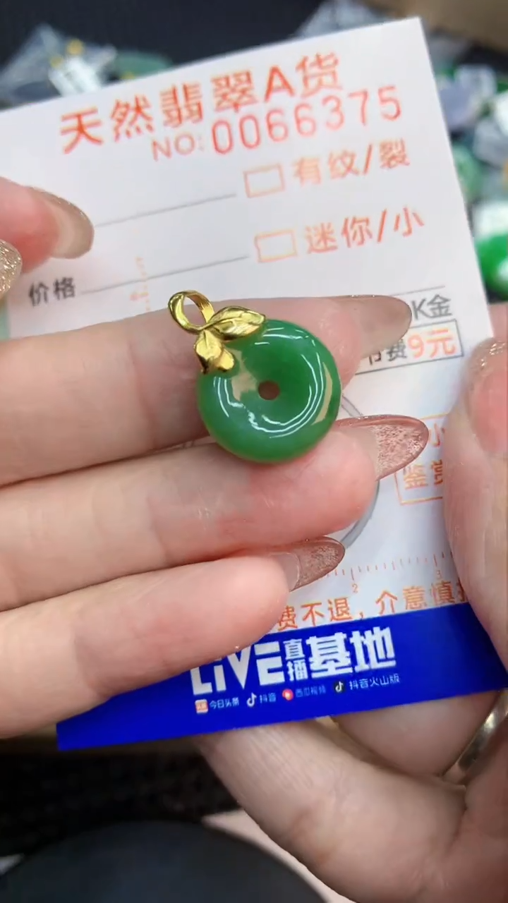 翡翠未镶嵌颈饰             8