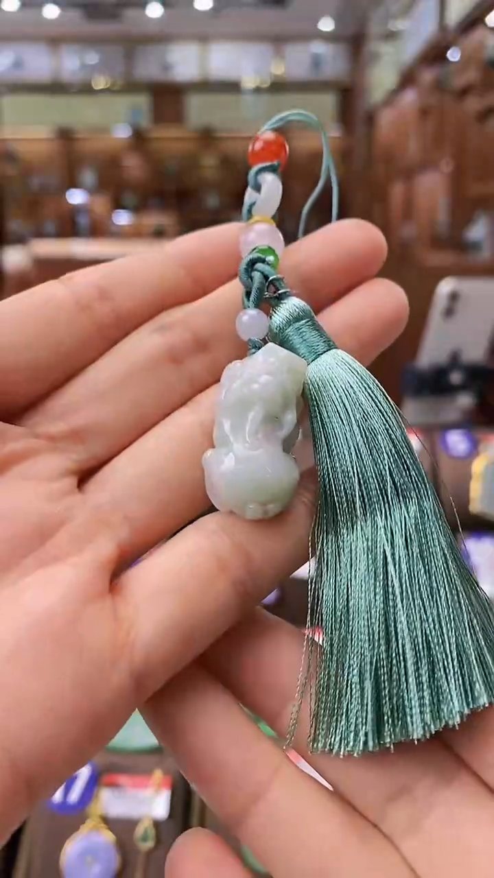 【闪购商品】翡翠颈饰未镶嵌貔貅