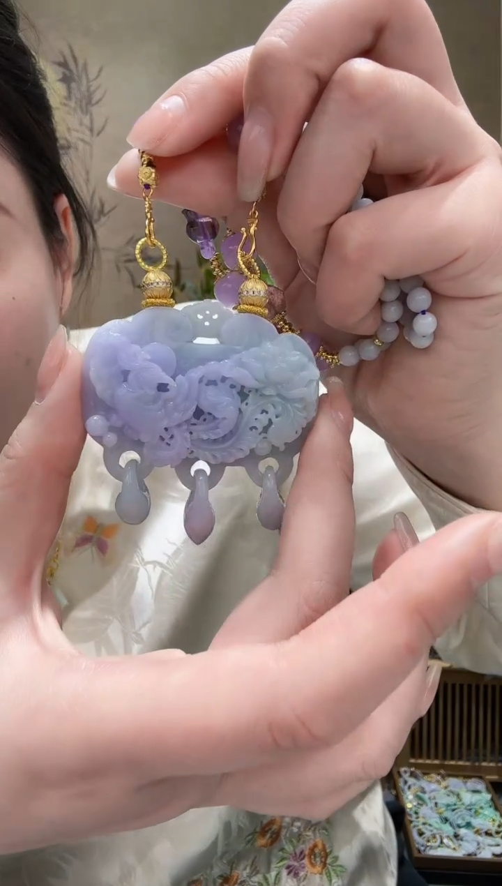 【闪购商品】翡翠耳饰未镶嵌吊坠