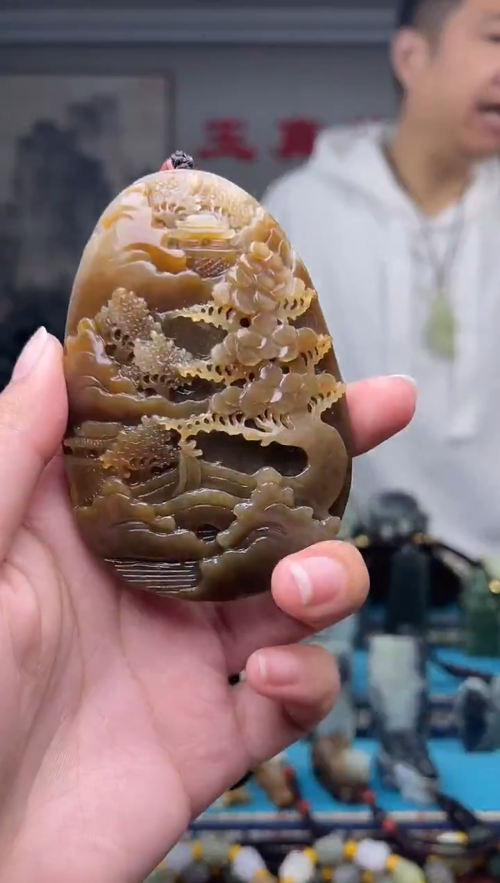 未镶嵌和田玉挂件1