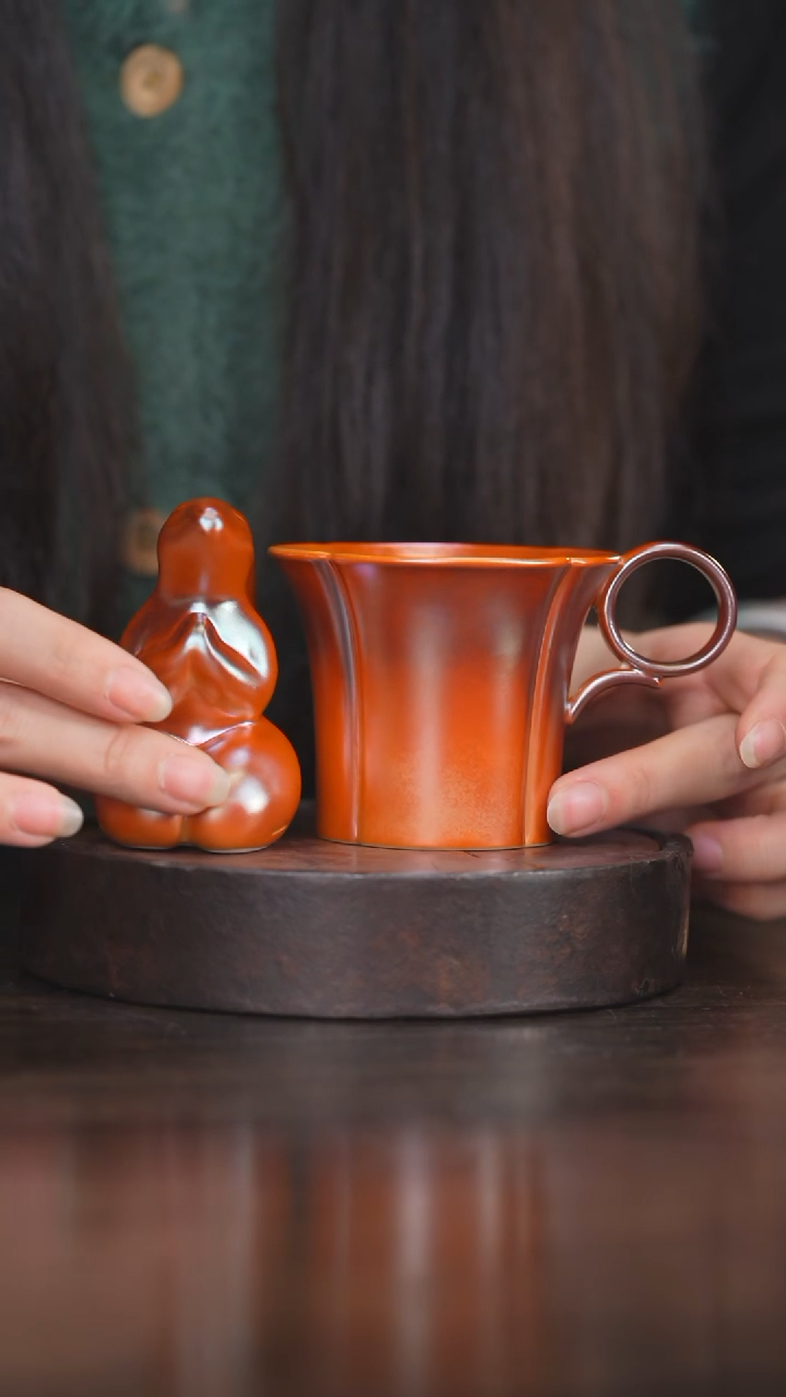 【闪购商品】杯30柴房陶瓷柴烧咖啡杯
