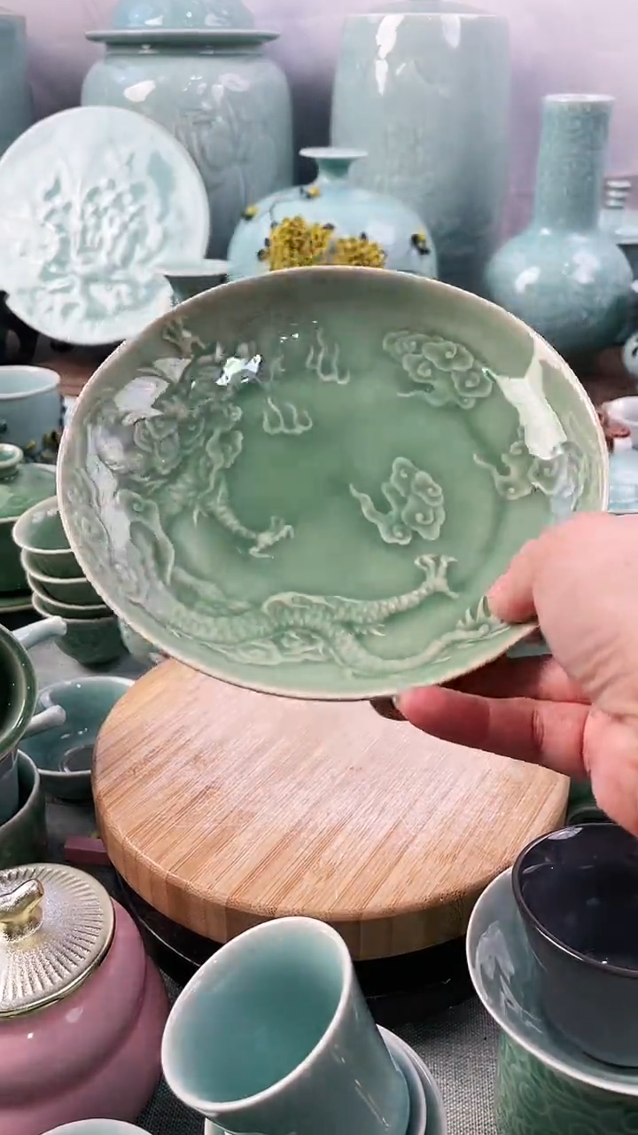 【闪购商品】特价 微瑕 慧仙青瓷