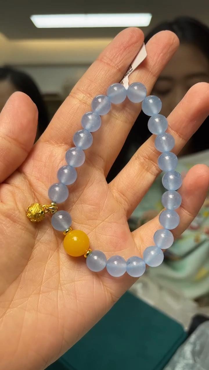 海蓝宝石手串未镶嵌（多样性单个发货）