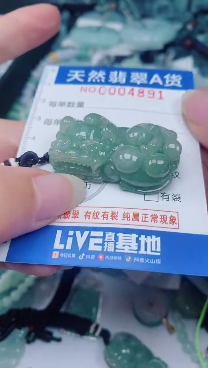 颈饰未镶嵌翡翠00004891