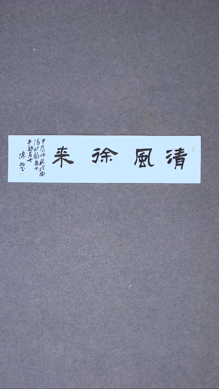 书法陈征 河南南阳 69*17一平尺