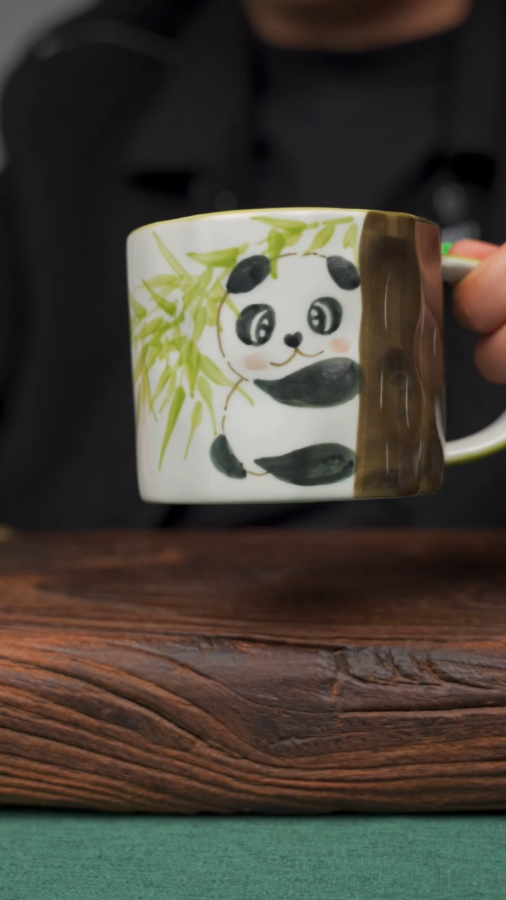【闪购商品】瓷片67寻一缕瓷香杯釉下手工手绘瓷器