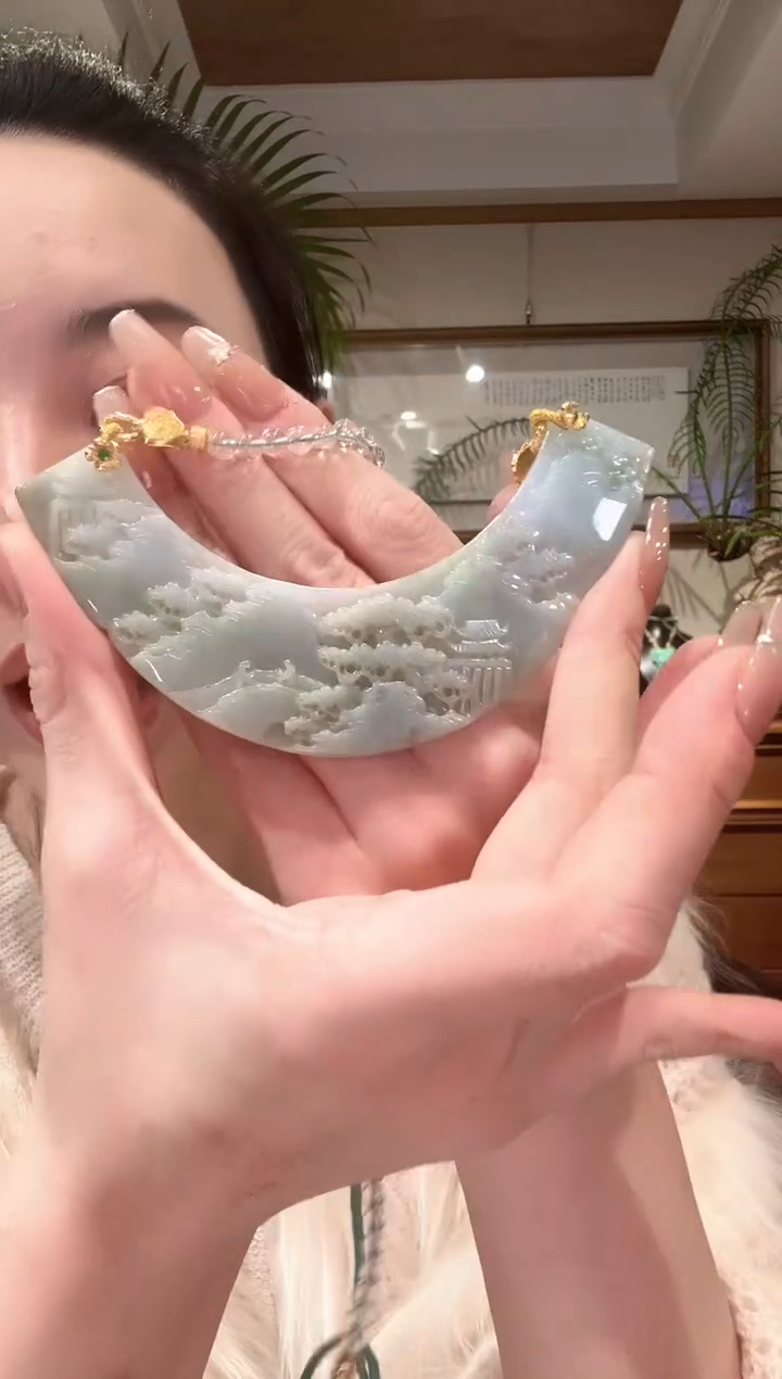 【闪购商品】翡翠颈饰未镶嵌国风