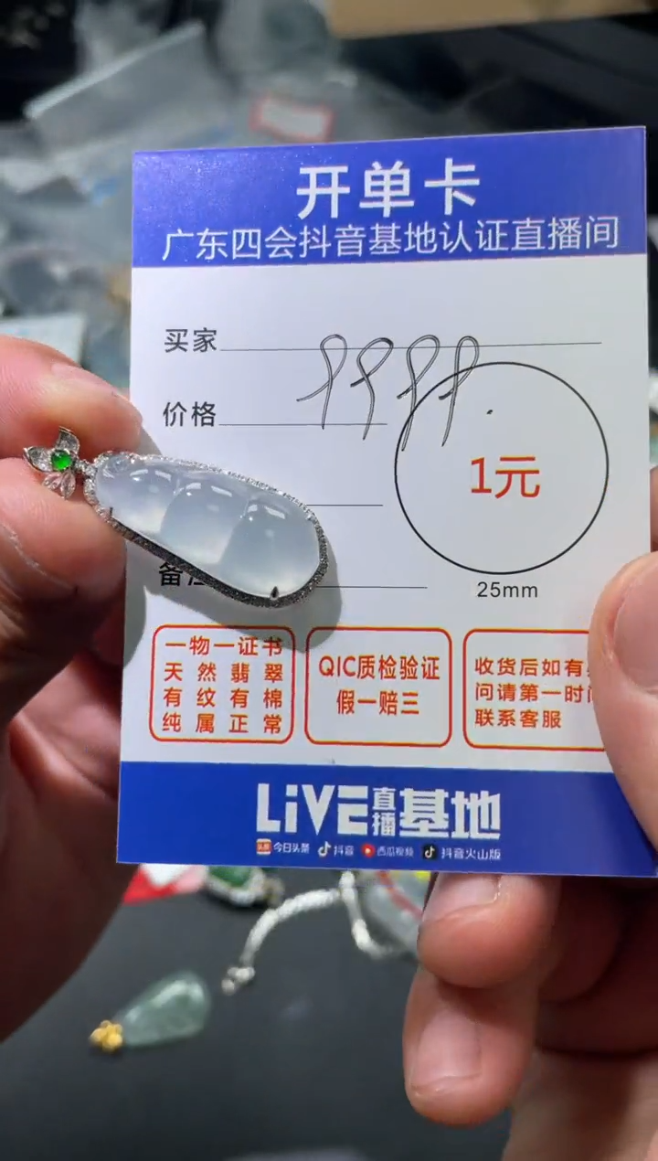 翡翠未镶嵌颈饰挂件