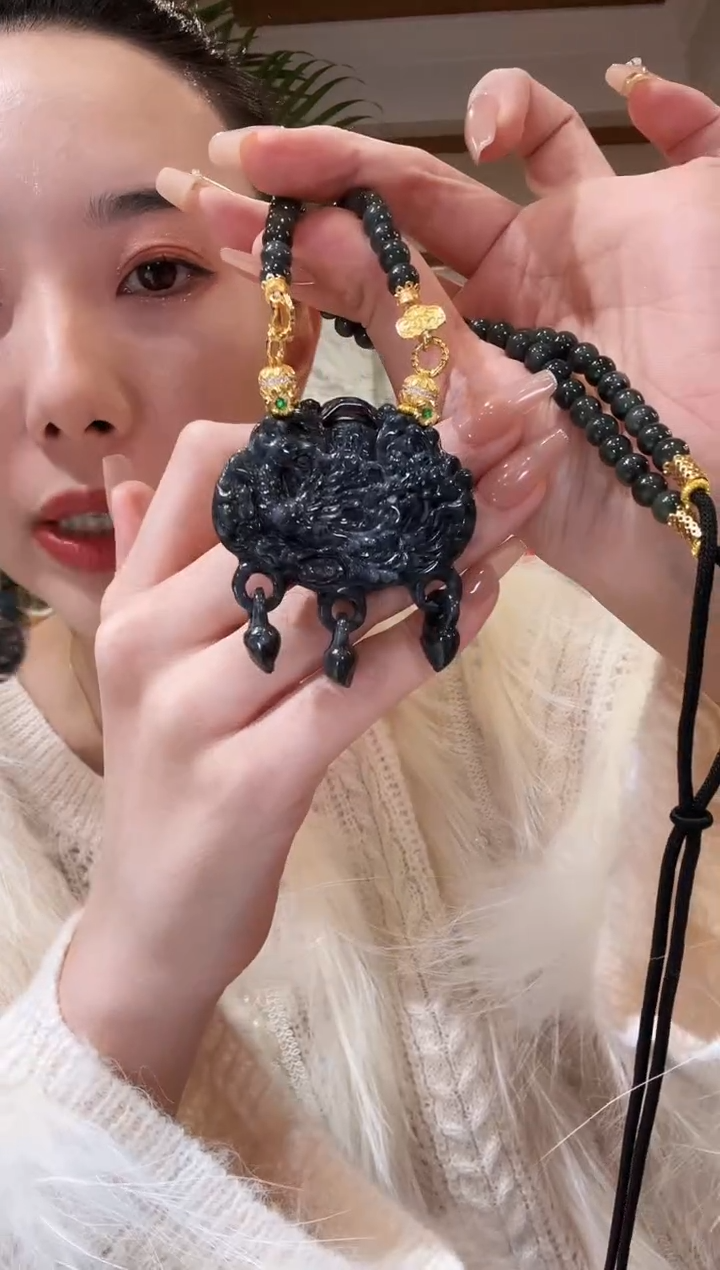 【闪购商品】翡翠颈饰未镶嵌国风